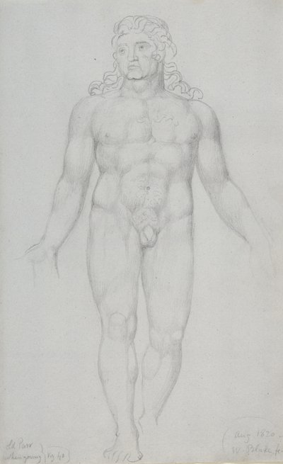 Starý Parr zamlada, 1820 od William Blake