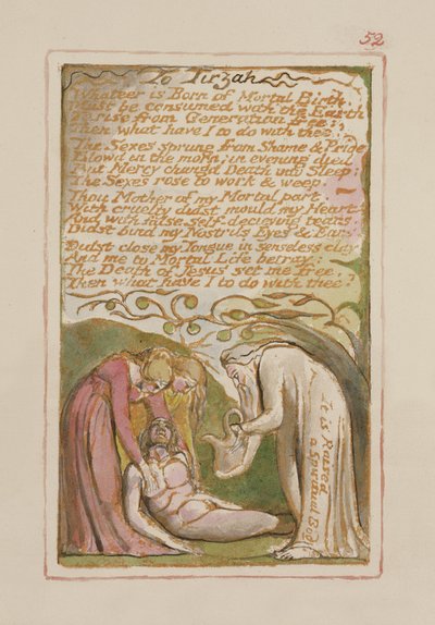 S.125-1950.pt52 To Tirzah: deska 52 z Songs of Innocence and of Experience (kopie AA) c.1815-26 (lept, inkoust a wc) od William Blake