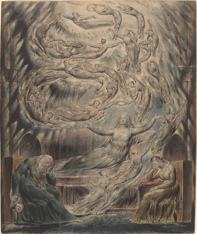Sen královny Katherine od William Blake