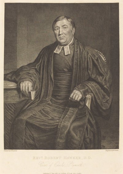 Reverend Robert Hawker, D.D., 1820. od William Blake