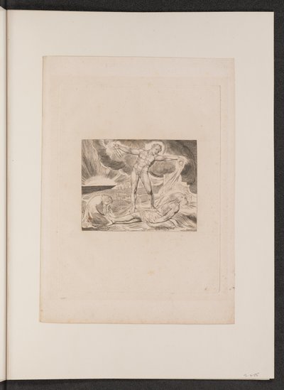 Satan Smiting Job with Boils, 1825. od William Blake