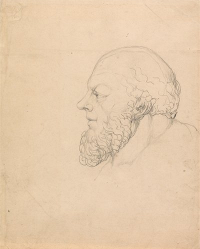 Sókratés, vizionářská hlava od William Blake