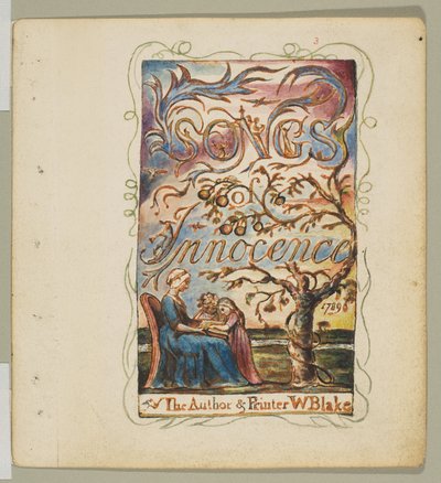 Songs of Innocence: Title Page, ca. 1825. od William Blake