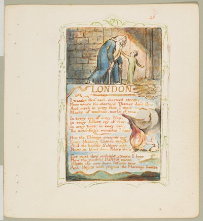 Songs of Innocence and of Experience: Londýn, ca. 1825. od William Blake