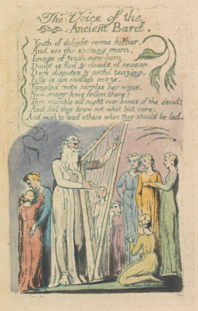 Songs of Innocence and of Experience, Plate 22, "The Little Girl Found" (Bentley 36) od William Blake