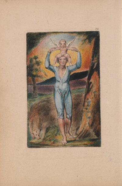 Songs of Innocence and of Experience, Plate 29, Experience Frontispiece (Bentley 28) od William Blake