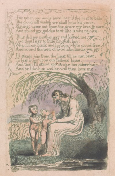 Songs of Innocence and of Experience, Plate 6, The Little Black Boy (Bentley 10) od William Blake