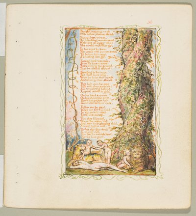Songs of Innocence and of Experience: The Little Girl Found druhá deska, ca. 1825. od William Blake
