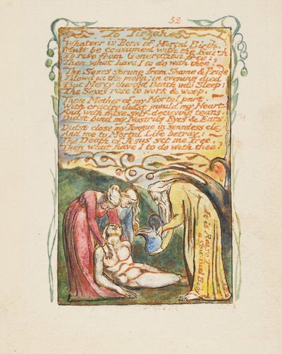 Songs of Innocence and of Experience: To Tirzah, ca. 1825. od William Blake