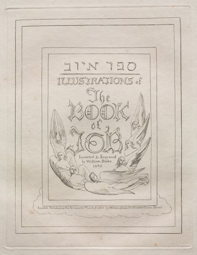 Kniha Job, 1825. od William Blake