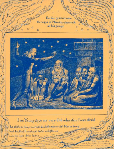 Ilustrace The Book of Job od Williama Blakea od William Blake