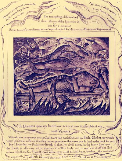 Ilustrace The Book of Job od Williama Blakea od William Blake