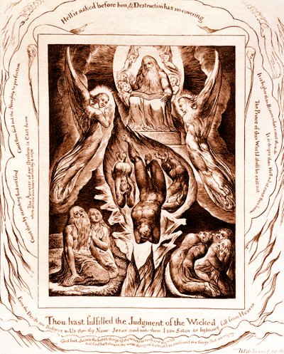 Ilustrace The Book of Job od Williama Blakea od William Blake