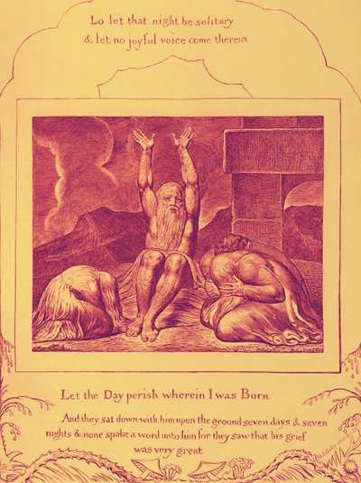Ilustrace The Book of Job od Williama Blakea od William Blake