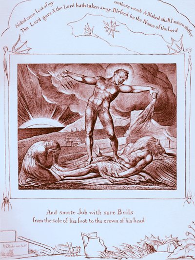 Ilustrace The Book of Job od Williama Blakea od William Blake