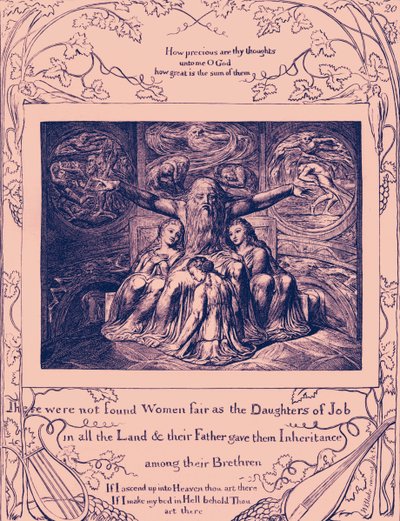 Ilustrace The Book of Job od Williama Blakea od William Blake