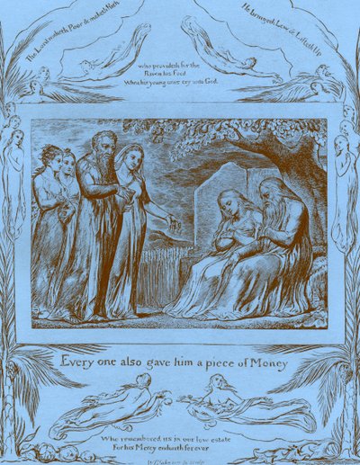 Ilustrace The Book of Job od Williama Blakea od William Blake