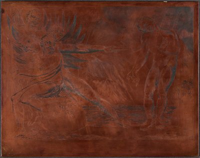 Der Kreis der korrupten Beamten; die Teufel quälen Ciampolo od William Blake