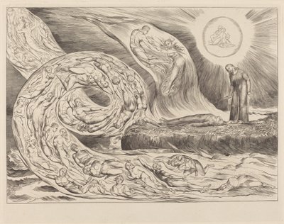 Kruh smilníků: Paolo a Francesca od William Blake