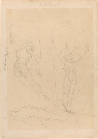 Dcera mužů se stává sirénou od William Blake