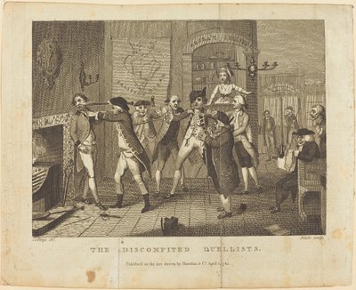 The Discomfited Duellists, 1784. od William Blake