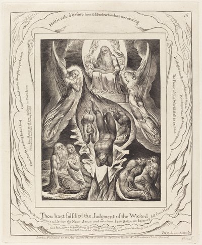 Pád Satana od William Blake