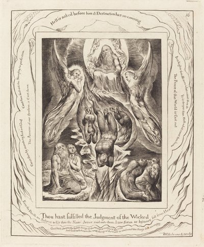 Pád Satana od William Blake