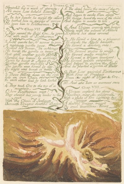 The First Book of Urizen, deska 19, 
