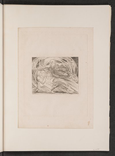 Lord Answering Job out of the Whirlwind, 1825. od William Blake