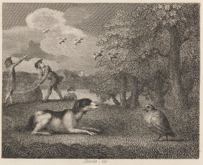 Stanový pes a koroptev od William Blake