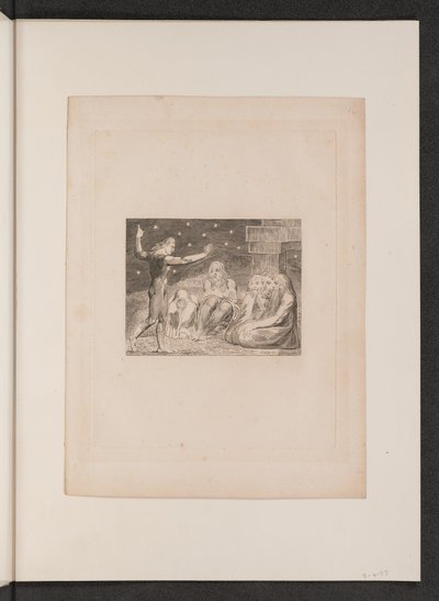Hněv Elihu od William Blake