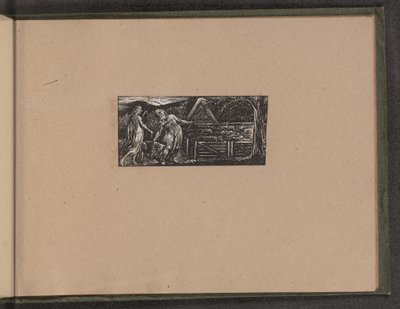 Thenot a Colinet vedou svá stáda spolu, 1821. od William Blake