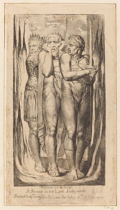 Válka Obvinění z krádeže, cizoložství, vraždy, c. 18031810. od William Blake