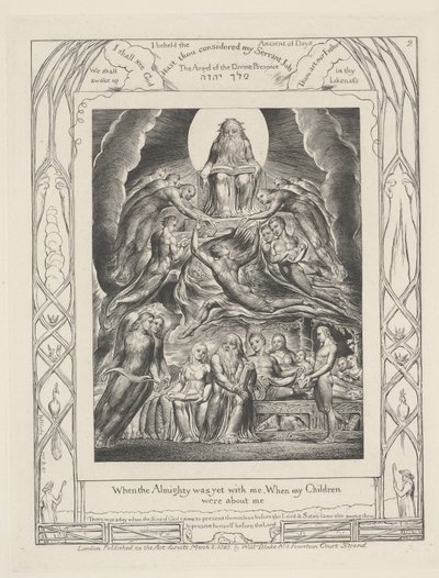 Když byl Všemohoucí ještě se mnou, když moje děti byly o mně od William Blake