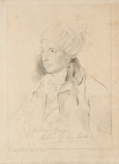 William Cowper, 1802. od William Blake