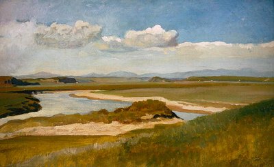 Pohled na Tiberu poblíž Říma od William Blake Richmond