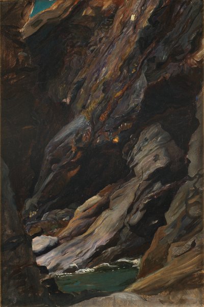 Skály v Tintagelu od William Blake Richmond