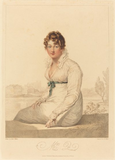 paní Q. od William Blake after François Huet