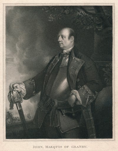 John, markýz z Granby, c1758-1760, 1810. od William Bond