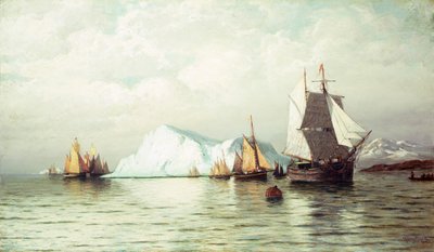 Artic Caravan (olej na plátně) od William Bradford