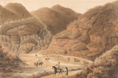 Průsmyk v horách mezi Niš a Vila Velha od William Bradford