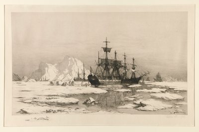 Sealers in the Arctic, po obraze: Mezi ledovými krami, 1875 od William Bradford
