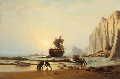 Ztroskotání u Labradoru 1867 (olej na plátně) od William Bradford
