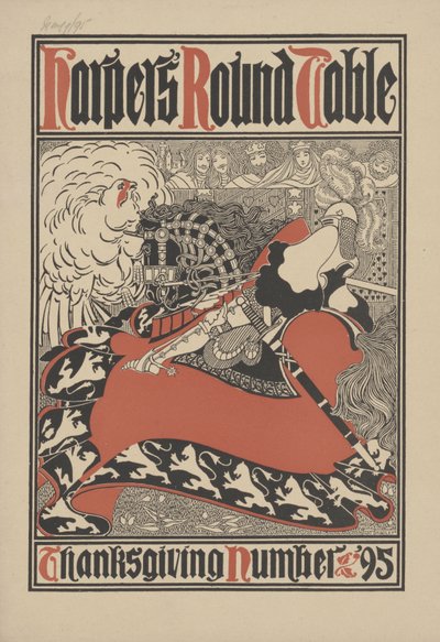 Harperův kulatý stůl – číslo Díkuvzdání, 1895 od William Bradley