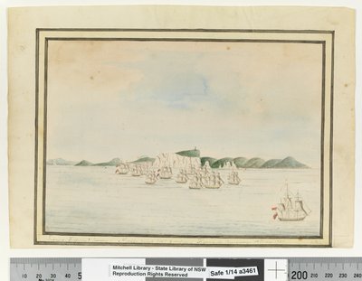 Opp. p. 13. `Sirius, zásobování a konvoj: Needle Point ENE 3 míle. Hyena ve společnosti. 13. května 1787