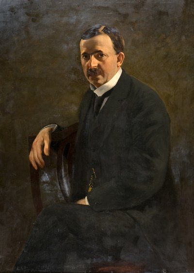 Dr George Lawrence, kolem roku 1913 (olej na plátně) od William Bradley Lamond
