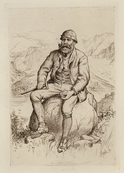 James Geikie, profesor geologie (rytina) od William Brassey (after) Hole