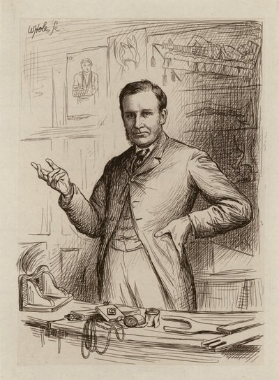 John Chiene, profesor chirurgie (rytina) od William Brassey (after) Hole