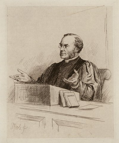 Malcolm Campbell Taylor, profesor teologie a církevních dějin (rytina) od William Brassey (after) Hole