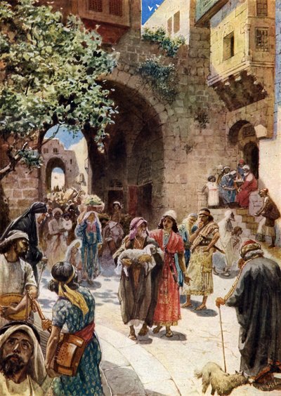 Absalom krade srdce lidí - Bible od William Brassey Hole